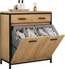 EUGAD Badezimmerschrank mit Wäschesäcken, helle Produktbild-Vorschau 7