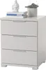 Nachtkommode >Nelli< in Pinie-Weiß - 46x61x42cm Produktbild-Vorschau 1