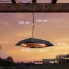 Outsunny Deckenheizstrahler Heizpilz 800W/1200W/2000W mit Produktbild-Vorschau 3