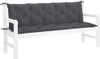 vidaXL Polštář na zahradní lavici antracit 180x(50+50)x7 cm Náhled obrázku produktu 3