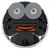 The underside of a robot vacuum cleaner is shown against a white background. Voir les images du produit