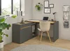 Büromöbel Set Center matt grau und Wotan Eiche, Büro Produktbild-Vorschau 3