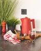 Alessi MDL06/1 R Plissè Elektrischer Wasserkocher 1l, Rot Produktbild-Vorschau 2