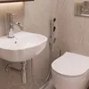 Bateria Umywalkowa Ze Słuchawką Bidetową REA Lungo Chrome Podgląd zdjęcia produktu 7
