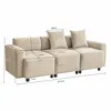 modernes Design Polstermöbel 3-Sitzer-Sofa Wohnzimmersofa Produktbild-Vorschau 5