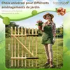 Floranica Portillon en bois de noisetier pour clôture à Voir les images du produit 2