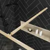Duschwand gold Marwell Walk In Dusche Golden Frame Produktbild-Vorschau 3