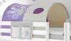 TiCAA Tunnel Für Kinderbetten, Tunnel, Baumwolle, Beige, Produktbild-Vorschau 2
