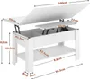 KIMENICH Couchtisch Höhenverstellbar, 3-in-1-Multifunktions Produktbild-Vorschau 7