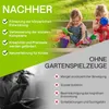 Sandkasten BULLE Lärche natur 45 mm inkl. Sitzbretter und Produktbild-Vorschau 9