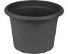 Pflanztopf Campanula Kunststoff Ø 23 cm H 16,6 cm anthrazit Produktbild-Vorschau 1