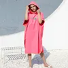 Surf Poncho Wrap Rychleschnoucí župan s kapucí Plážová deka Náhled obrázku produktu 7
