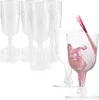 com-four® 16x Mehrweg Weinkelch - transparente, stapelbare Produktbild-Vorschau 1