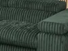A close-up view of a green corduroy sofa. Produktbild-Vorschau