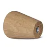 A single wooden furniture knob with a threaded insert on a white background. Náhľad obrázku produktu