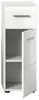 Ice armoire de salle de bain 1 tiroir 1 porte blanc Voir les images du produit 12