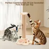 Kratzbaum für Katzen, 44,5cm Kratzpfosten Katzenkratzbaum Produktbild-Vorschau 5