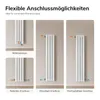 Radiateur plat EMKE, dimensions 160 x 30,4 cm, à double Voir les images du produit 5