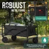 Chariot pliable XL - Jusqu'à 110KG - 91x51x103 CM - 120L - Voir les images du produit 3