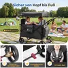 Sekey Faltbar Bollerwagen mit Dach, für 1 bis 2 Kinder, Produktbild-Vorschau 5