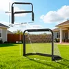 HOMCOM Sada 2 skladacích futbalových bránok s kovovým rámom Náhľad obrázku produktu 3