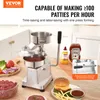 VEVOR Appareil à galette de burger commercial, 13 cm, Voir les images du produit 2