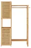 Garderobenständer ’Oldsum’ Bambus 164 x 99 x 29 cm Produktbild-Vorschau 5