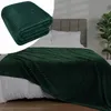 Kuscheldecke 160x200 Cm Grün – Große Warme Mikrofaser Produktbild-Vorschau 7