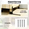 Ger?teschuppen Holz mit verstellbarer Ablage, Ger?teschrank Produktbild-Vorschau 7