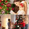 44 Stš¹ck Weihnachtskugeln Kunststoff, Christbaumkugeln Produktbild-Vorschau 5