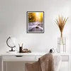 Gerahmtes Poster - Schwarzer Rahmen - Herbst Wald Berg Produktbild-Vorschau 6