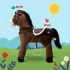 Pink Papaya koń do jazdy "Timmy" 60 cm pluszowy z siodłem, Podgląd zdjęcia produktu 2