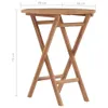 vidaXL Klappbarer Gartentisch 60×60×75 cm Teak Massivholz Produktbild-Vorschau 6