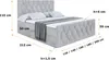 ALTDECOR Boxspringbett mit Matratze und Lattenrost  -  - Produktbild-Vorschau 8