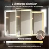 60x120 cm Rahmenloser LED Badespiegel – Mattierte Produktbild-Vorschau 7