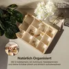 Creative Deco Setzkasten Holz Sammlervitrine 12 Fächer 35 x Produktbild-Vorschau 5