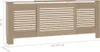 vidaXL Obudowa grzejnika z płyty MDF 205 cm Podgląd zdjęcia produktu 11