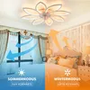 97W Blütenform LED Deckenleuchte mit RGB Backlight, Leise Produktbild-Vorschau 8