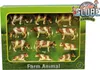 Kids Globe Kühe liegend/stehend 12 Stück, Bauernhof Tiere Náhľad obrázku produktu 1