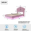 okwish Polsterbett Plattformbett 90×200 cm mit Lattenrost, Produktbild-Vorschau 7