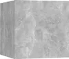 Comodino grigio cemento 30,5x30x30 cm materiale a base di Anteprima dell’immagine prodotto 2