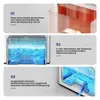 Collage of three images showing features of a dehumidifier. Náhled obrázku produktu