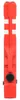 vidaXL Afsluitraster, opvouwbaar, rood, 210x50x105 cm Productafbeelding-voorbeeld 3