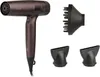A hairdryer and its attachments are displayed against a white background. Náhled obrázku produktu