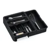 Relaxdays Besteckkasten ausziehbar, HxBxT: 6,5 x 23,5-40 x Produktbild-Vorschau 1
