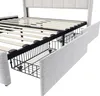 Fortuna Lai Polsterbett 180x200 mit Lattenrost，Stilvolles Produktbild-Vorschau 9