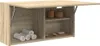 vidaXL Armadio a muro per bagno rovere Sonoma 80x25x40 cm Anteprima dell’immagine prodotto 4
