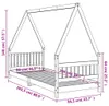 vidaXL Kinderbett 80x200 cm Massivholz Kiefer Produktbild-Vorschau 7