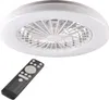 Stropní ventilátor s LED světlem s dálkovým ovládáním bílý Náhled obrázku produktu 1
