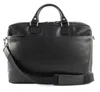 A black leather briefcase is shown against a white background. Produktbild-Vorschau